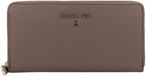 Patrizia Pepe Essentials Portemonnee Leer 19 cm - Dames - Horizontaal - dark tatami