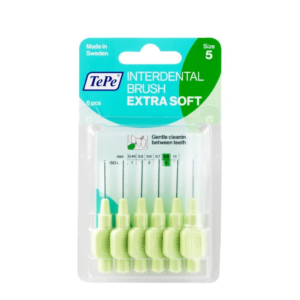 TePe Interdentale Rager X-Zacht Groen 0.8mm - 7317400013237