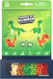 Plus-Plus Activity Pad Dinosaurs Puzzle by Number