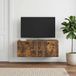 Maison Exclusive - Meuble TV mural 78,5 x 41 x 30 cm chêne fumé bois d'ingénierie