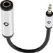Oehlbach Klinke Audio adaptorcable [1x Klinkenfemale 6.35mm - 1x jack3.5 mm] 15cm black