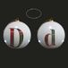 Villa d'Este Home Tivoli LED kerstbal Ø 10 cm, monogram D