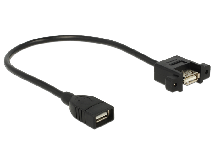 DeLOCK 0.25m 2xUSB2.0-A