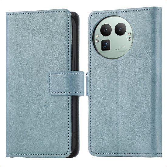 imoshion Hoesje - Geschikt voor Realme GT 8 Pro - Luxe Bookcase - Lichtblauw