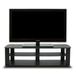 Furinno THE Entertainment Center TV Stand modern Short 43.3"(W) x13.4"(H) x13.1"(D) zwart