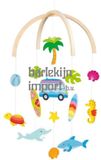 Mobile GOKI Mobiel - Surfer Van - 25X30Cm - Hout