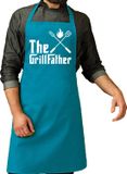 Bellatio Decorations The Grillfather Schort - Blauw