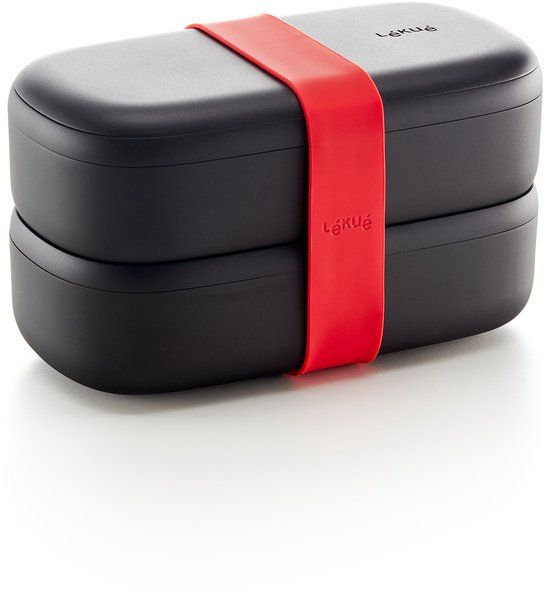 Lékué Lunchbox/Broodtrommel To Go - Limited Edition - 1 L - Black