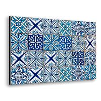 Spatbescherming Aluminium keukenspatbescherming, made in Italy, fornuis- en wandbescherming, wasbaar en eenvoudig te monteren, spatbescherming van metaal, 48 x 72 cm