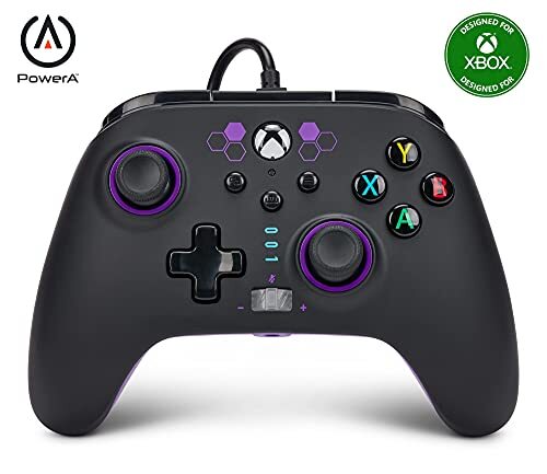 Power A Geavanceerde bedrade controller voor Xbox Series X|S - Paars Hex