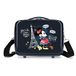 Minnie Minnie Around the World Toilettas, aanpasbaar, met schoudertas, blauw, 29 x 21 x 15 cm, stijf, ABS 9,14 l