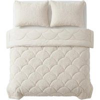 Zensation Lazy Teddy fur all-in-one dekbed - beige