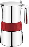 Braisogona BRA Italiaanse Koffiepot Elegance Red (10 Koppar)