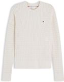 Tommy Hilfiger Dames Trui WW0WW44993 Beige Katoen S