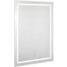 Miroir de salle de bain rectangulaire avec éclairage LED et chauffage de miroir en option, 700 x 900 mm avec chauffage de miroir - 49W