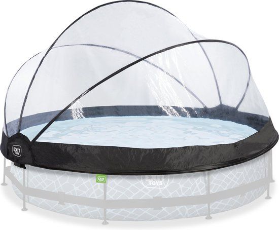 EXIT Toys Zwembad Overkapping ECO ø366cm - Universeel - Transparant