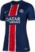Nike Top Paris Saint-Germain Dames Dri-Fit Stadium JSY Short-Sleeve Home, Midnight Navy/Midnight Navy/White, FN8985-411, XS