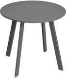 Hespéride Hesperide Bijzettafel/tuin tafel Saona - metaal - donkergrijs - D50 x H45 cm