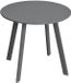 Hespéride Hesperide Bijzettafel/tuin tafel Saona - metaal - donkergrijs - D50 x H45 cm