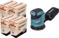 Toolbrothers PowerTools GmbH DBO 180 Z schuurmachine 18 V 125 mm + 4x Toolbrothers SPIDER schuurmiddelen set