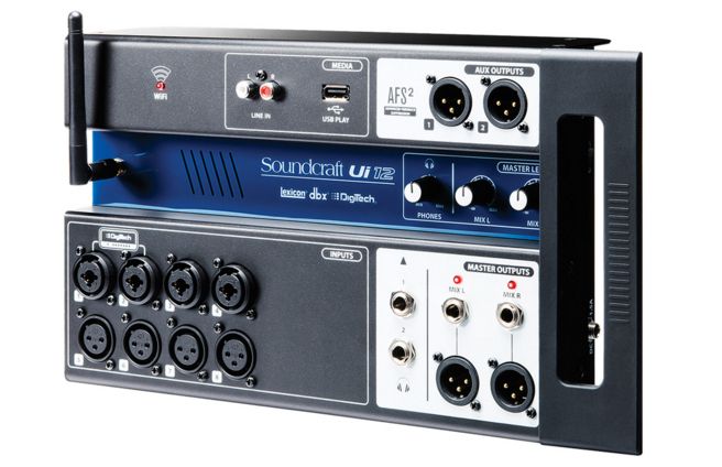 Soundcraft Ui12 12-kanaals Zwart Mengpaneel