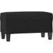 Banc noir 70x35x41 cm similicuir