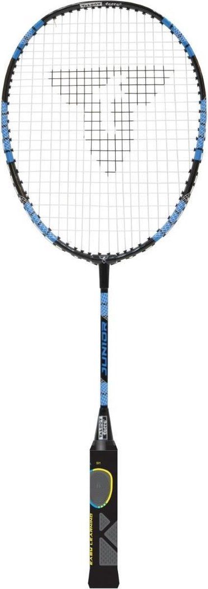 Talbot Torro Eli Junior Badmintonracket - Zwart/Geel/Blauw - 58 cm