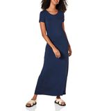 Amazon Essentials Dames Maxi-jurk met korte mouwen