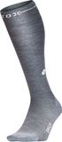 STOX Energy Socks Merino Everyday Sokken Dames - Compressiekousen - Zilvergrijs/Wit - Maat 38-40