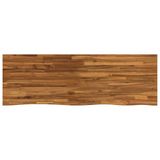 vidaXL Tafelblad Rechthoekig 140 x 40 x 3 cm Naturel Glas