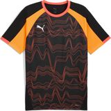 PUMA individualLIGA Graphic Jersey Heren sportshirt - PUMA Black-Glowing Red