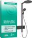 hansgrohe Raindance Alive S colonne de douche 300, 1 jet, avec ShowerSelect Comfort, chrome noir brossé