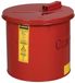 JUSTRITE cuve de trempage métal - ROUGE 19 litres