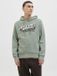 Jack & Jones Trui Jjelogo Sweat Hood 2 Col 25/26 Noos 12279649 Iceberg Green Mannen Maat - S