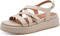 Tamaris - Femme - Sandale - Compensé - Cuir - Boucle - 38 EU