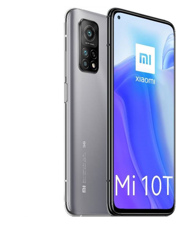 Xiaomi Mi 10T - Smartphone - 128 GB - 6 GB RAM - Dual SIM - 5G - Lunar Silver