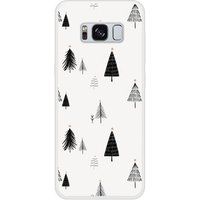 Samsung Galaxy S8 Beschermende siliconen case elegante dennenboom