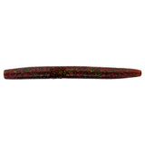 Gary Yamamoto 10,1 cm Senko Smoke rootbeer met groen en koper vlokjes (10 stuks)
