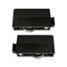 MICEL - 91901 glijlager Aluprom 21, met hoogteverstelling, 2-pack, nylon, zwarte afwerking, 56 x 15 x 26 mm