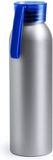 Merkloos / Sans marque Makito Western Europe Aluminium drinkfles/waterfles met blauwe dop 650 ml