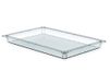 GIMA - Tafelblad/lade modulair van transparant kunststof, gesloten, voor ISO-auto's, afmetingen 600 x 400 x 50 mm