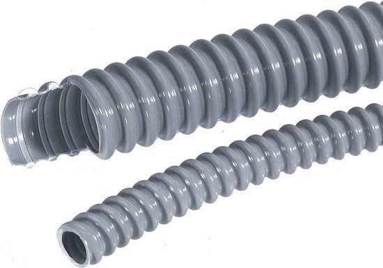 LAPP SILVYN® EL 22x27,7 SGY Beschermslang (ribbelslang) Zilver-grijs (RAL 7001) 22 mm 10 m