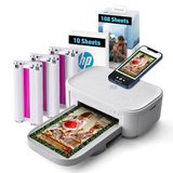 HP Sprocket Studio Plus 4x6" Instant Foto Printer – 118 Vellen & Cartridges BUNDEL – Wi-Fi