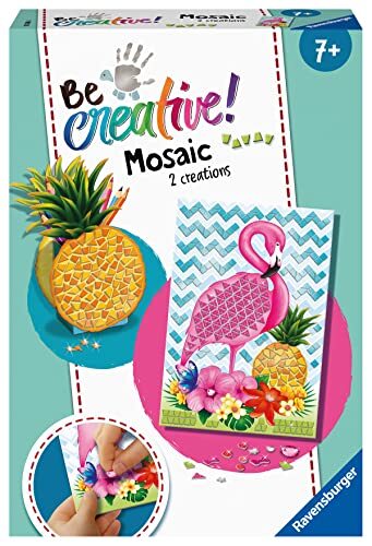 Ravensburger 18240 Mosaic Midi Tropical, DIY für Kinder ab 7 Jahren