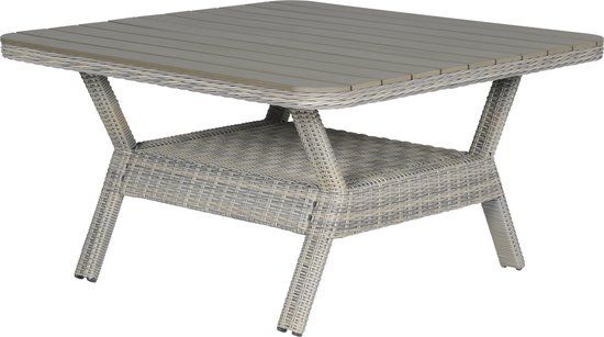 Garden Impressions Milwaukee Table - 126.5x126.5x70cm - Vintage Willow - 4 Persons