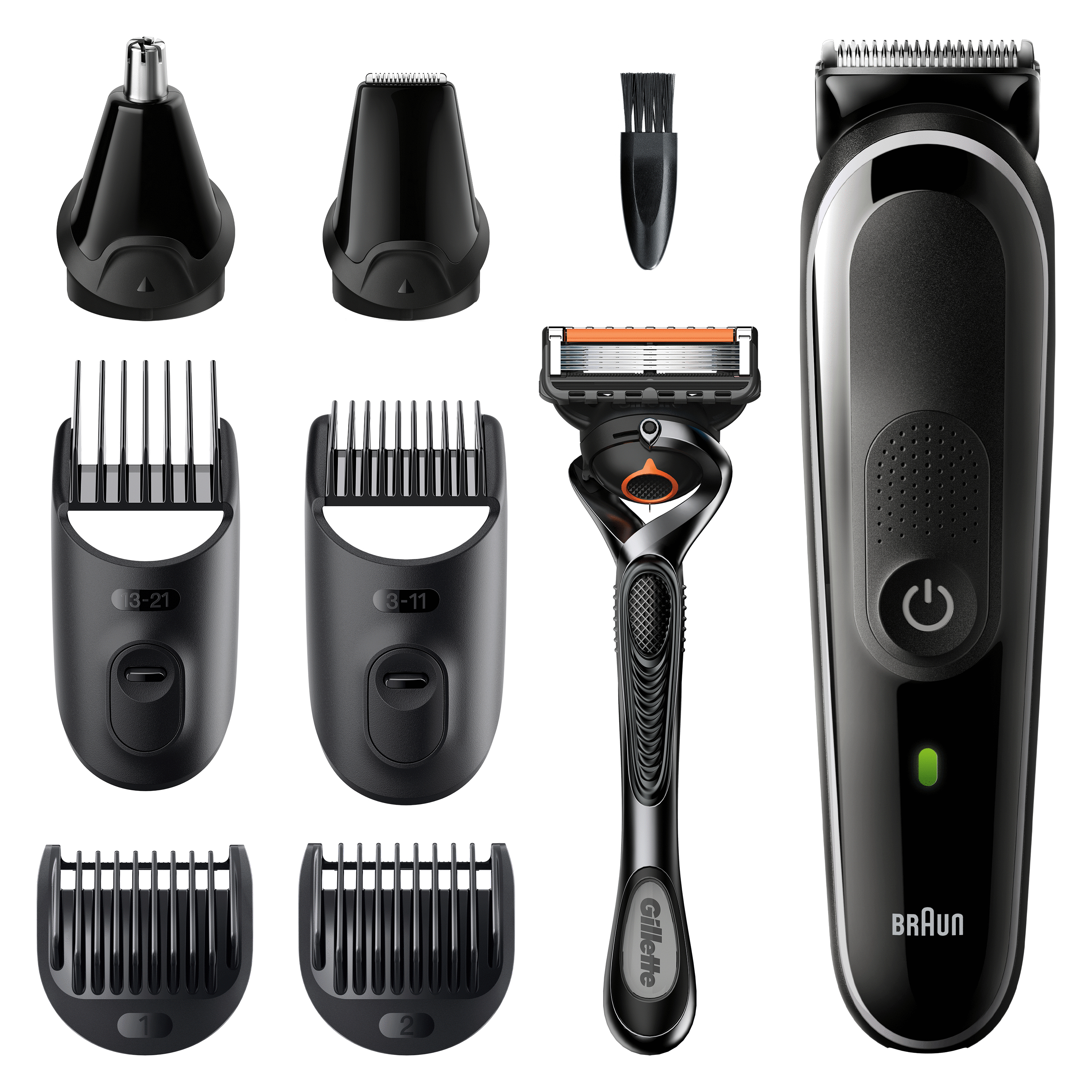 Braun Braun Multigroomer 5 MGK5360, 8-in-1 Baardtrimmer Voor Mannen, Haartrimmer, Voor Gezicht, Haar