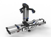 XLC Fietsendrager Almada Work-E Low Step VC-C08 - 2 Fietsen - 7/13-Polig - Opklapbaar - Kantelbaar - Zwart/Zilver