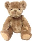Suki Gifts Knuffelbeer - bruin - 32 cm - zittend - pluche beer