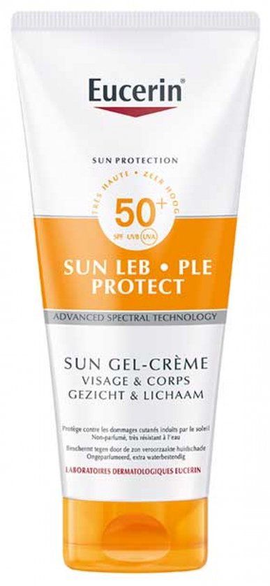 Eucerin Sun PLE Protect Sun Gel-Crème Gezicht en Lichaam SPF 50 - 200 ml
