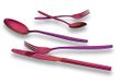 ECHTWERK Tafelbestek Positano - Purple Red Edition, 30-delig, voor 6 personen, roestvrij staal 18/10 - hoogglanzend, paars-rood, EW-BS-3015R